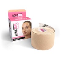 Кинезиотейп для лица Rocktape Beauty Gentle Face tape 5 см. х 5 м. бежевый