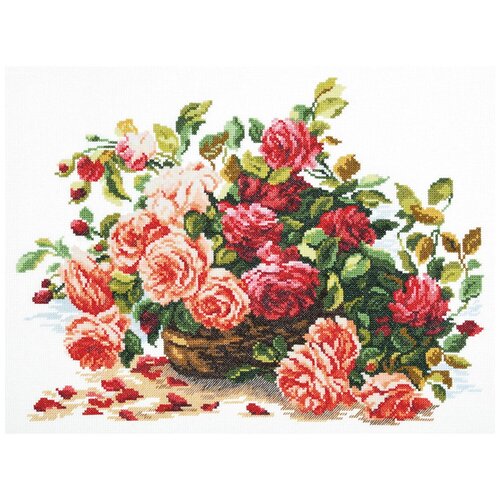 Набор для вышивания Чудесная Игла 040-38 Королевские розы 38 х 28 см o kompanii