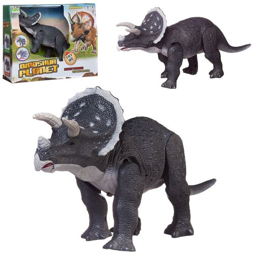 Робот Dinosaurs Island Toys Dinosaur Planet RS6167B, серый/белый радиоуправляемый робот dinosaurs island toys динозавр тиранозавр rs6126a