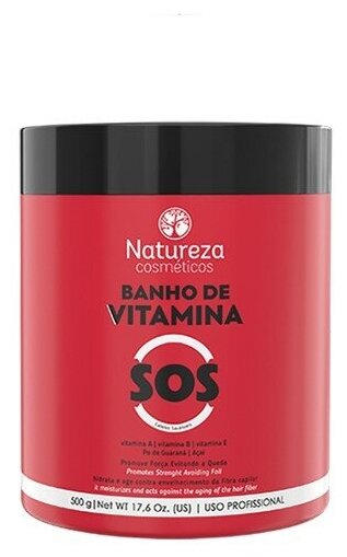 Ботокс SOS-восстановление волос NATUREZA Banho de VITAMINA 500 ml