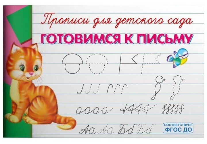 Прописи для дет. сада Готовимся к письму - фото №1