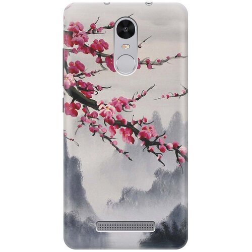 фото Re:pa накладка transparent для xiaomi redmi note 3 / note 3 pro с принтом "сакура"