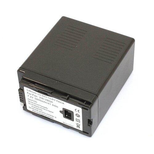 аккумулятор ibatt ib b1 f321 2640mah для panasonic vw vbg6 vw vbg260 vw vbg070a vw vbg130 vw vbg070 vw vbg260e k vw vbg260 k vw vbg130e k Аккумулятор для видеокамеры Panasonic AG-AC (VW-VBG6) 7.2V 4400mAh