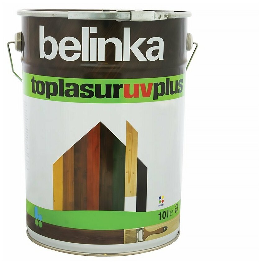 BELINKA (Белинка УВ Плюс) TOPLASUR Лазурное покрытие для защиты древесины UV PLUS, 10л