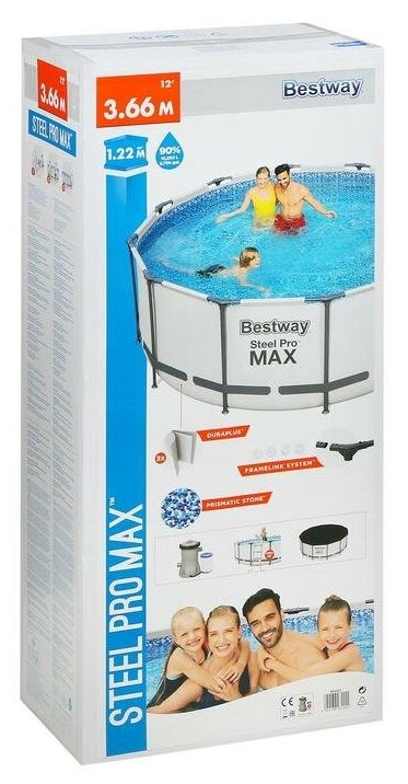 Каркасный бассейн 366х122 BestWay 56420 - фотография № 10