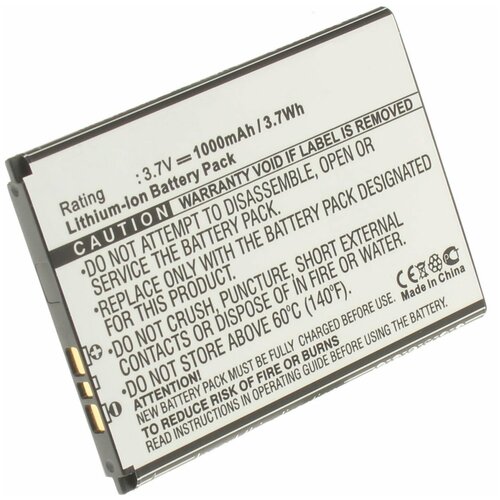 Аккумулятор iBatt iB-B1-M193 1000mAh для Sony, Sony Ericsson BA600, аккумулятор ibatt ib b1 m421 950mah для sony ericsson bst 43