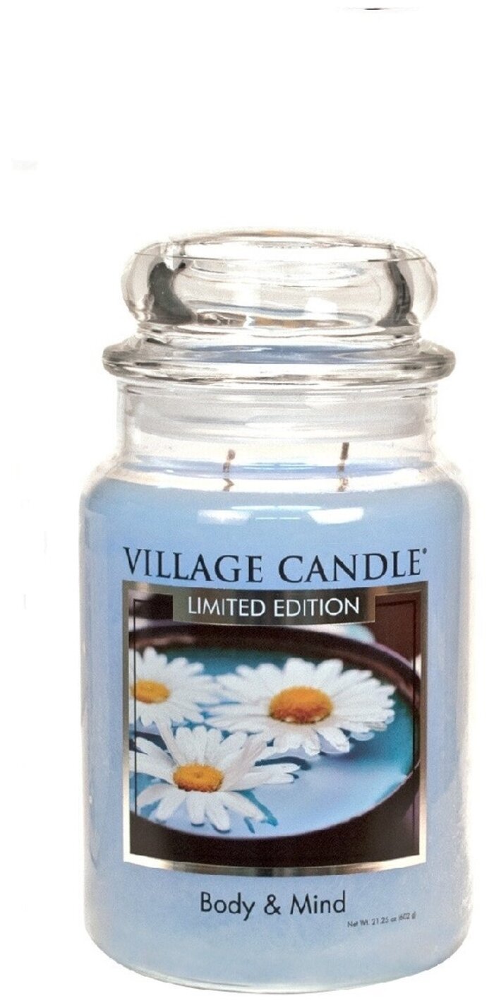 Ароматическая свеча Village Candle "Гармония Души", большая