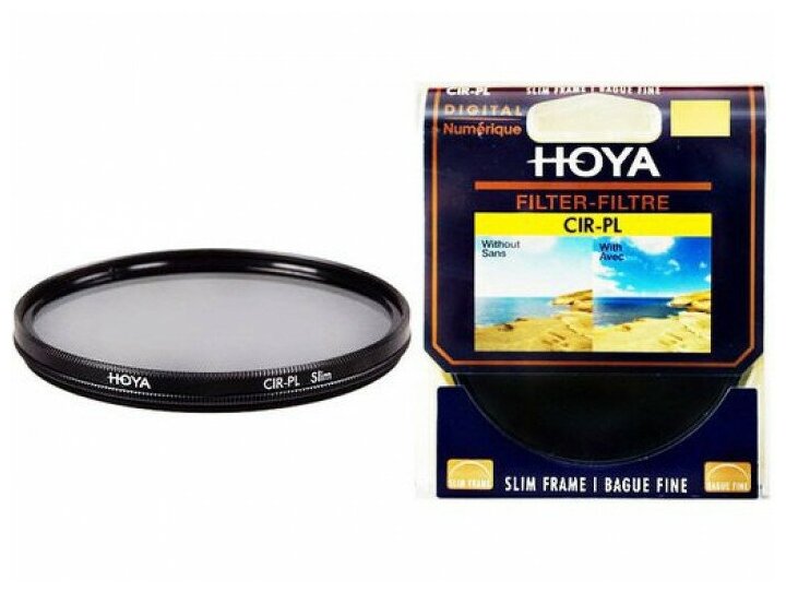 Светофильтр Hoya PL-CIR tec slim 46 мм (серая упаковка)