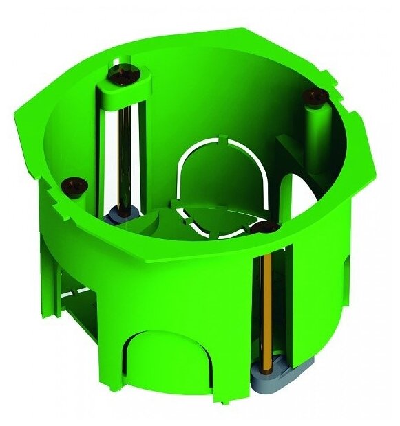 Hegel Коробка монтажная д/полых стен, внутр разм 64х44 мм, ниша: 68х45 мм, пласт. лапки, IP20 (без переходника)