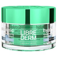 Librederm Hyaluronic Moisturizing Sebo-regulating Night Cream for Oily Skin Гиалуроновый ночной крем для лица увлажняющий себорегулирующий для жирной кожи, 50 мл