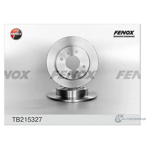 TB215327 FENOX Диск тормозной Nissan Primera 90-02, Almera 00-