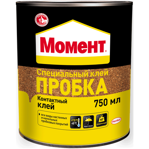 Контактный клей Момент Пробка Henkel, 0.75 л