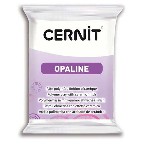 Cernit CE0880056 Пластика полимерная запекаемая 'Cernit OPALINE' 56 гр. (010 белый) ce0880500 пластика полимерная запекаемая cernit opaline 500 гр 010 белый