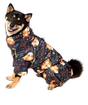 Tappi одежда Дождевик Фэкидля собак, размер M, спинка 34 см, лд22ос, 0,2 кг