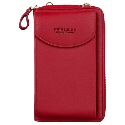 фото Женское портмоне-сумка baellerry forever, цвет: красный