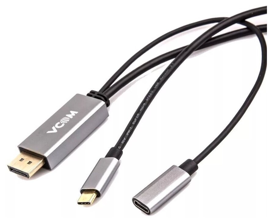 Аксессуар Vcom USB Type-C - DP 1.8m CU422MCPD-1.8M