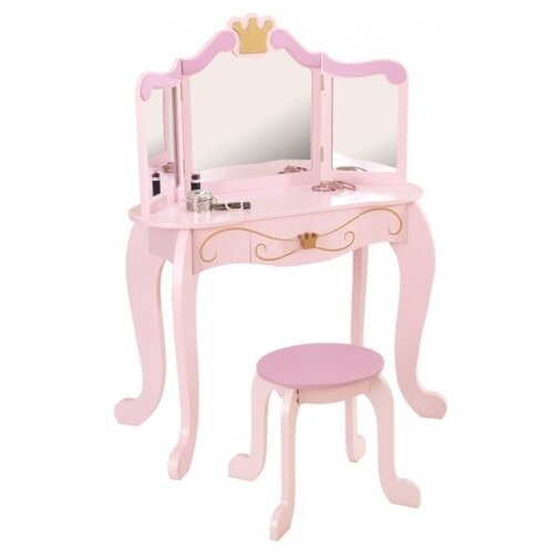 Игровой набор KIDKRAFT Princess Vanity & Stool Принцесса. Туалетный столик с зеркалом