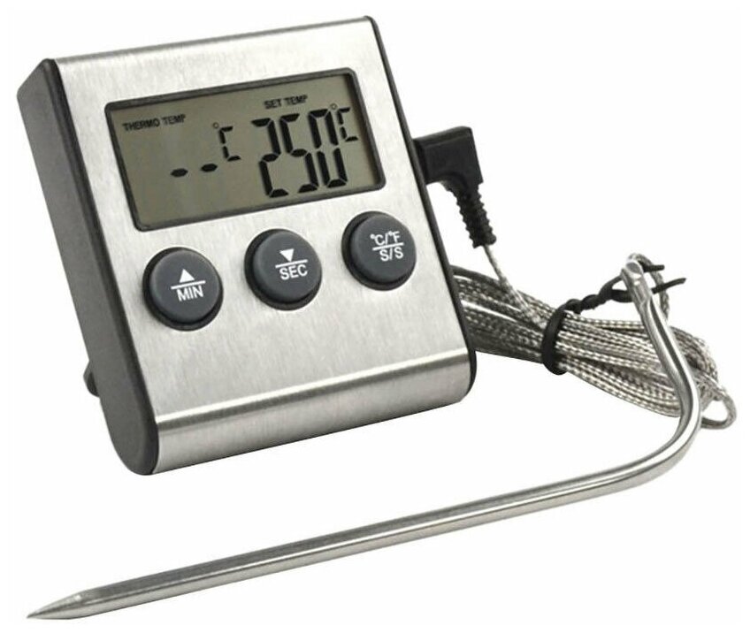 Термометр с щупом и таймером TP700