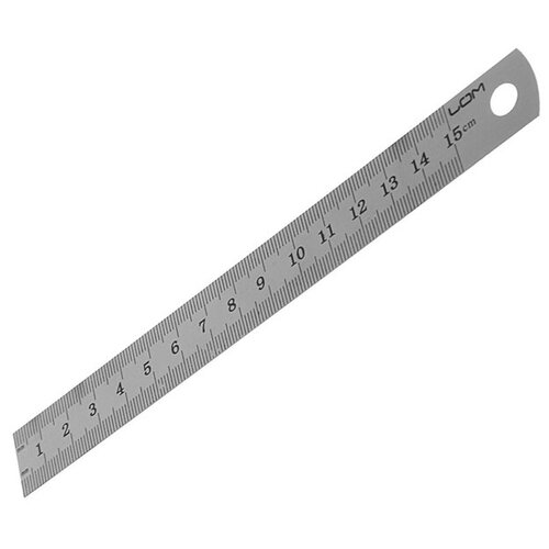 Линейка измерительная ЛОМ, металлическая, 150 мм треугольная линейка для рисования метрическая треугольная линейка плотничный квадратный инструмент для макет измерительный инструмент