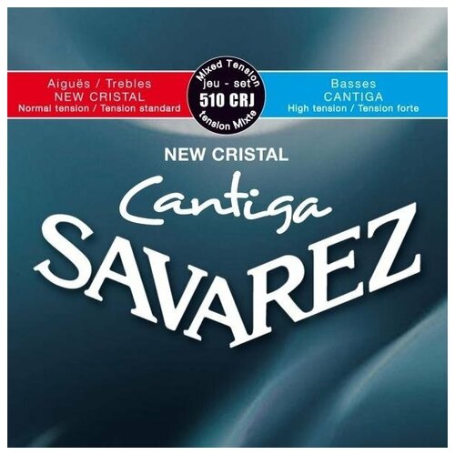 фото Струны для классической гитары savarez 510crj new cristal cantiga mixed tension