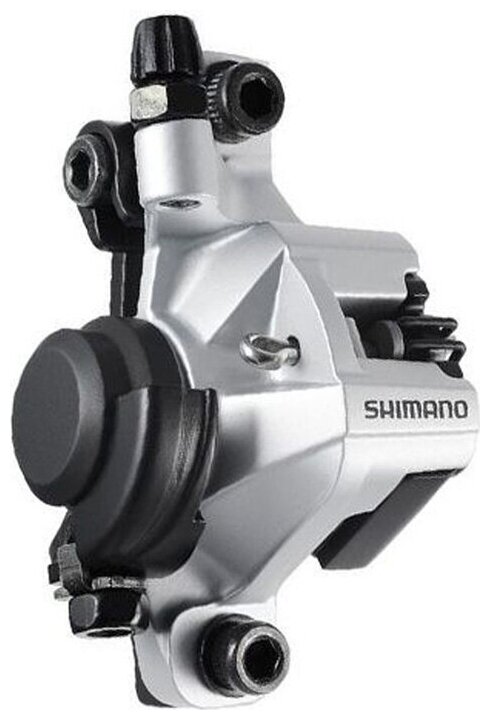 Калипер механических тормозов Shimano "BR-M375", цвет: серебристый