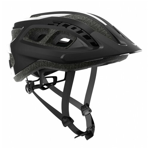 scott шлем scott supra road one size 54 61 7227 amethyst silver Шлем велосипедный Scott Supra (CE), черный 2020 (Размер: 54-61)
