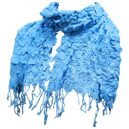 Шарф Crystel Eden,115х25 см, голубой шарф crystel eden 115х25 см фуксия