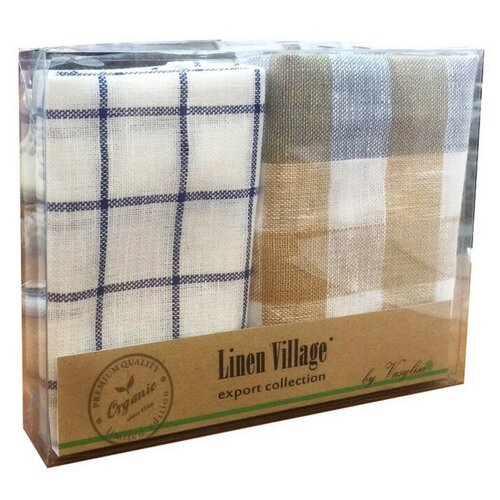 Василиса Набор полотенец лен Linen Village 35х50, 2шт.