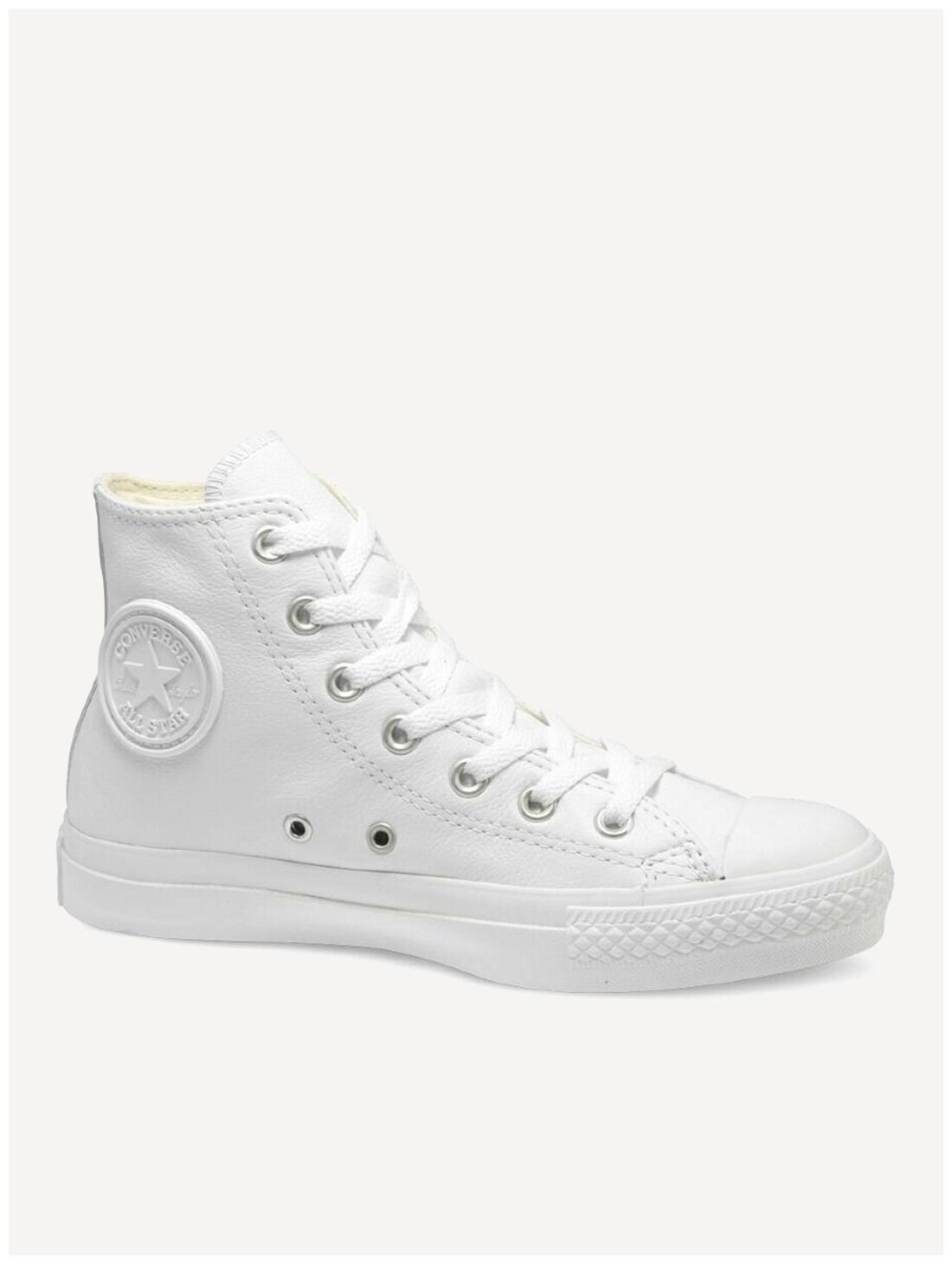 Кожаные кеды Converse (конверс) Chuck Taylor All Star 1T406 белые 