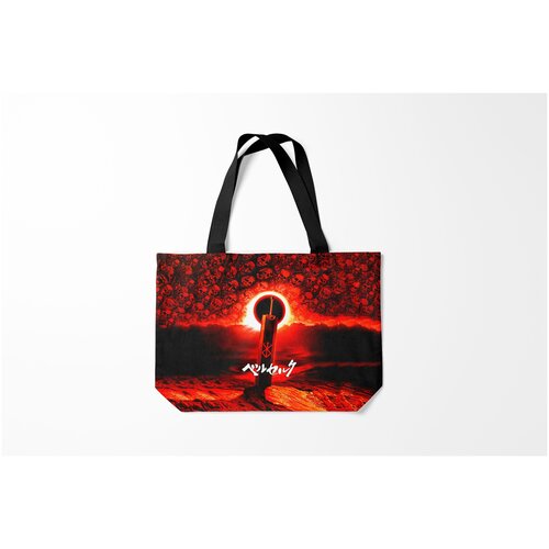фото Сумка-шоппер / 46х35 см / аниме / берсерк закат burnettie