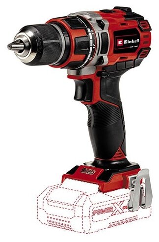 Einhell Дрель аккумуляторная PXC Te-cd 18/50 Li BL-Solo 4513887 .