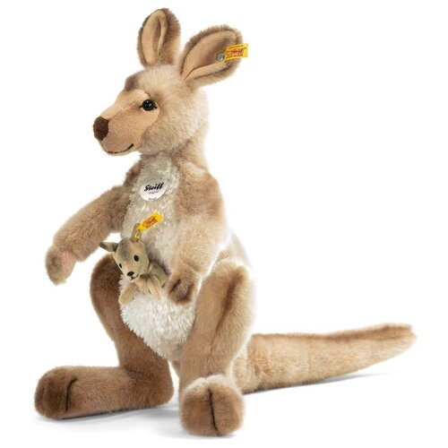 фото Мягкая игрушка steiff kango kangaroo (штайф кенгуру кенго 40 см с малышом)