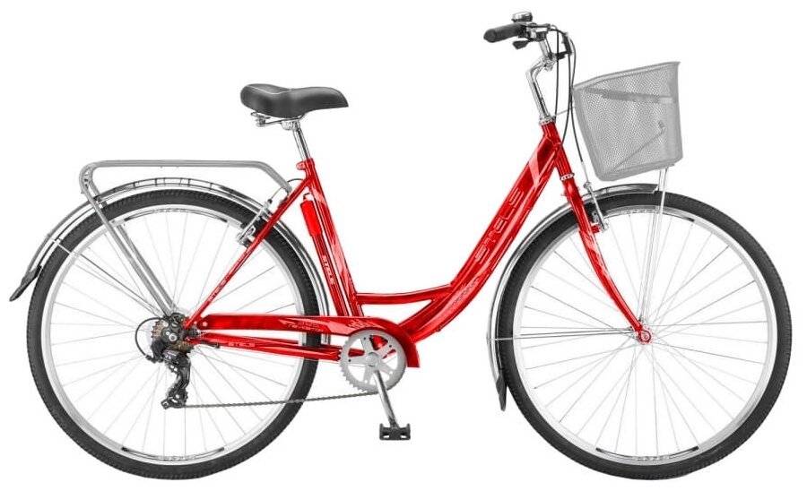Городской велосипед STELS Navigator 395 28 Z010 (2018) красный 20" (требует финальной сборки)