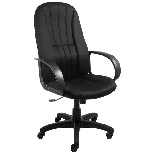 фото Компьютерное кресло алвест av 107 pl офисное, цвет: черный tw-455