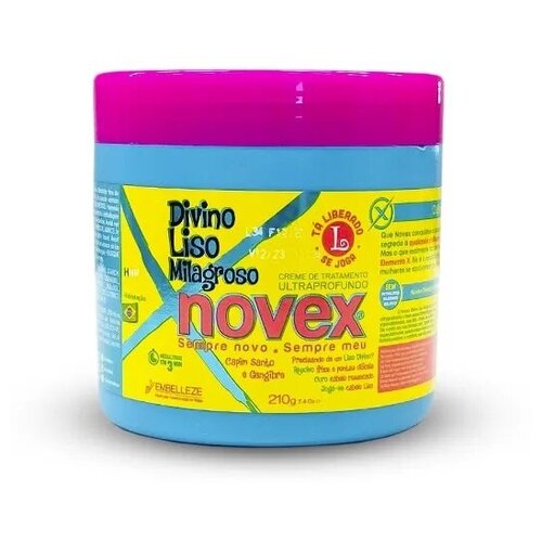 Novex Divino Liso Milagroso суперфуд маска 210 гр