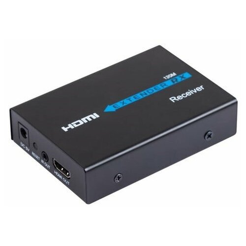 фото Приёмник сигнала hdmi по витой паре lan (rj-45) кат. 5е/6 rexant, 1шт