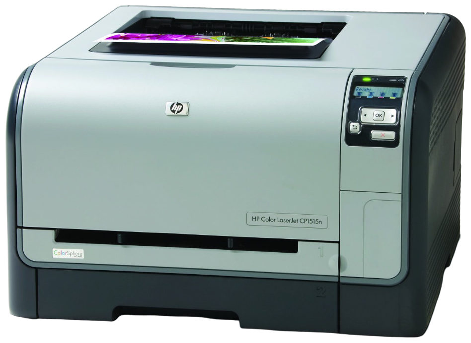 Принтер лазерный HP Color LaserJet CP1515n, цветн., A4, серый/черный