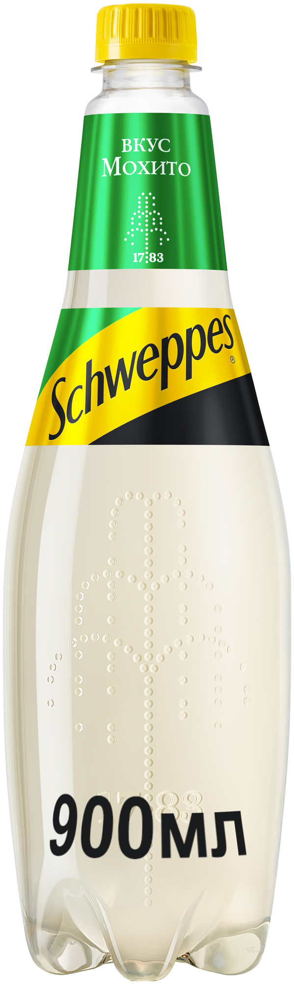 Напиток газированный Schweppes (Швепс) Мохито 0,9 л х 12 бутылок, пэт - фотография № 1