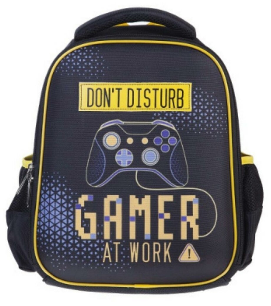 Рюкзак Hatber ERGONOMIC MINI Gamer 35Х27Х13см EVA материал нагрудная стяжка светоотраж. 1 отделение 2 кармана и 1 потайной на спинке