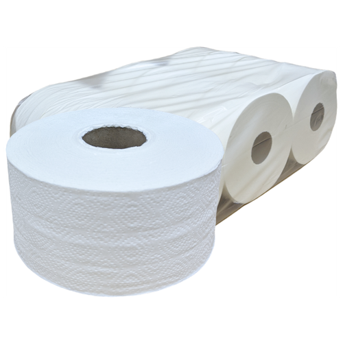 Туалетная бумага для диспенсеров Т2 в больших рулонах 1700м, 2х-слойная, белая целлюлоза