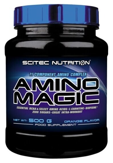 Аминокислотный комплекс Scitec Nutrition Amino Magic, апельсин, 500 гр.