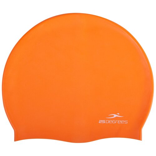фото Шапочка для плавания nuance orange, силикон, детская 25degrees