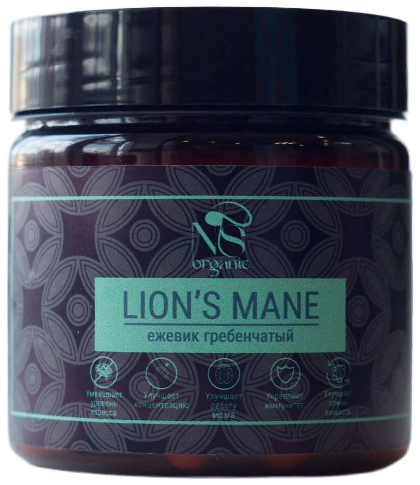 Капсулы NSOrganic Lion's mane Ежевик гребенчатый