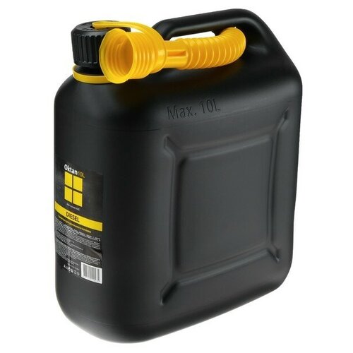 фото Канистра гсм oktan diesel, 10 л, пластиковая, черная 2578008 oktan .