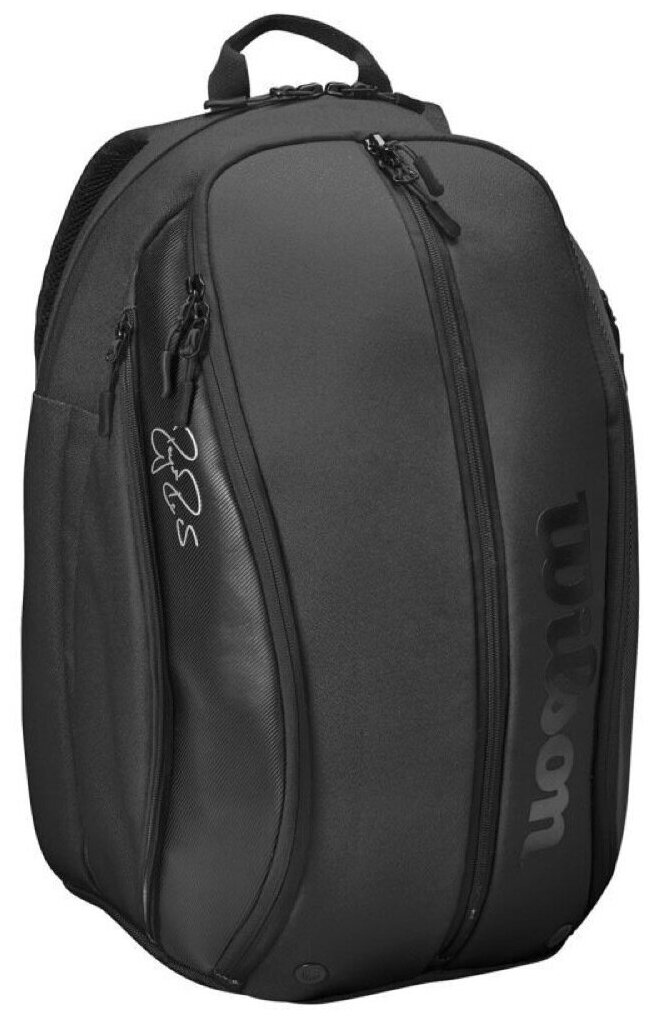 Теннисный рюкзак Wilson FEDERER DNA BACKPACK BLACK (черный)