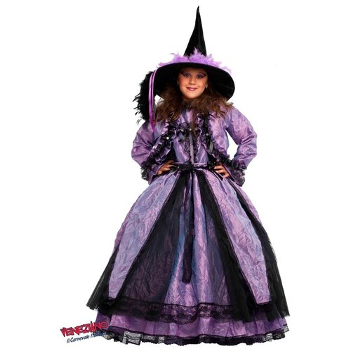 Детский костюм колдуньи (5495) 116 см платье pamina размер 116 фиолетовый