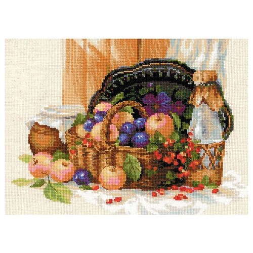 фото 1610 набор для вышивания риолис 'летнее изобилие' 40*30 см