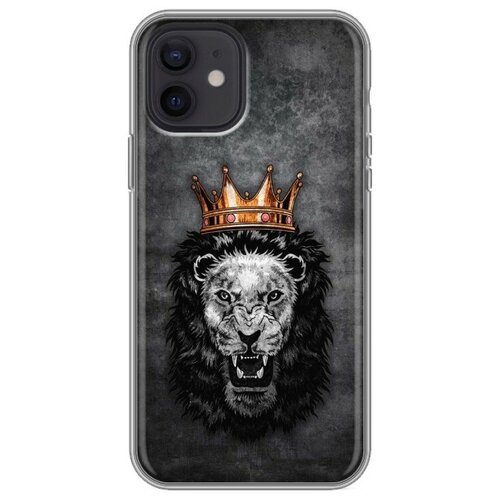 Дизайнерский силиконовый чехол для Iphone 12/12 Pro Король лев дизайнерский силиконовый чехол для iphone 12 12 pro перья