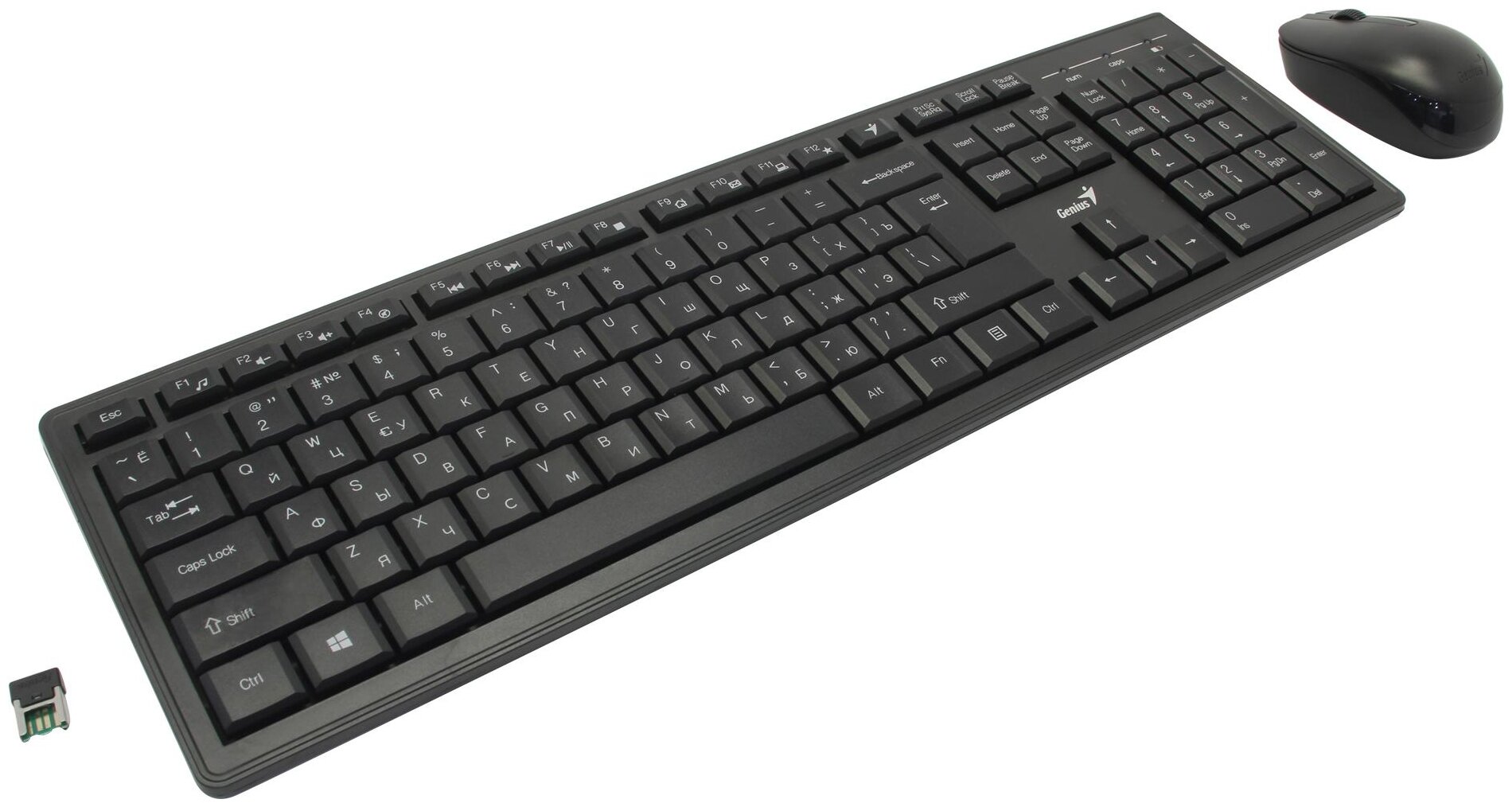 Комплект беспроводной Genius Smart KM-8200 клавиатура мышь, черный .