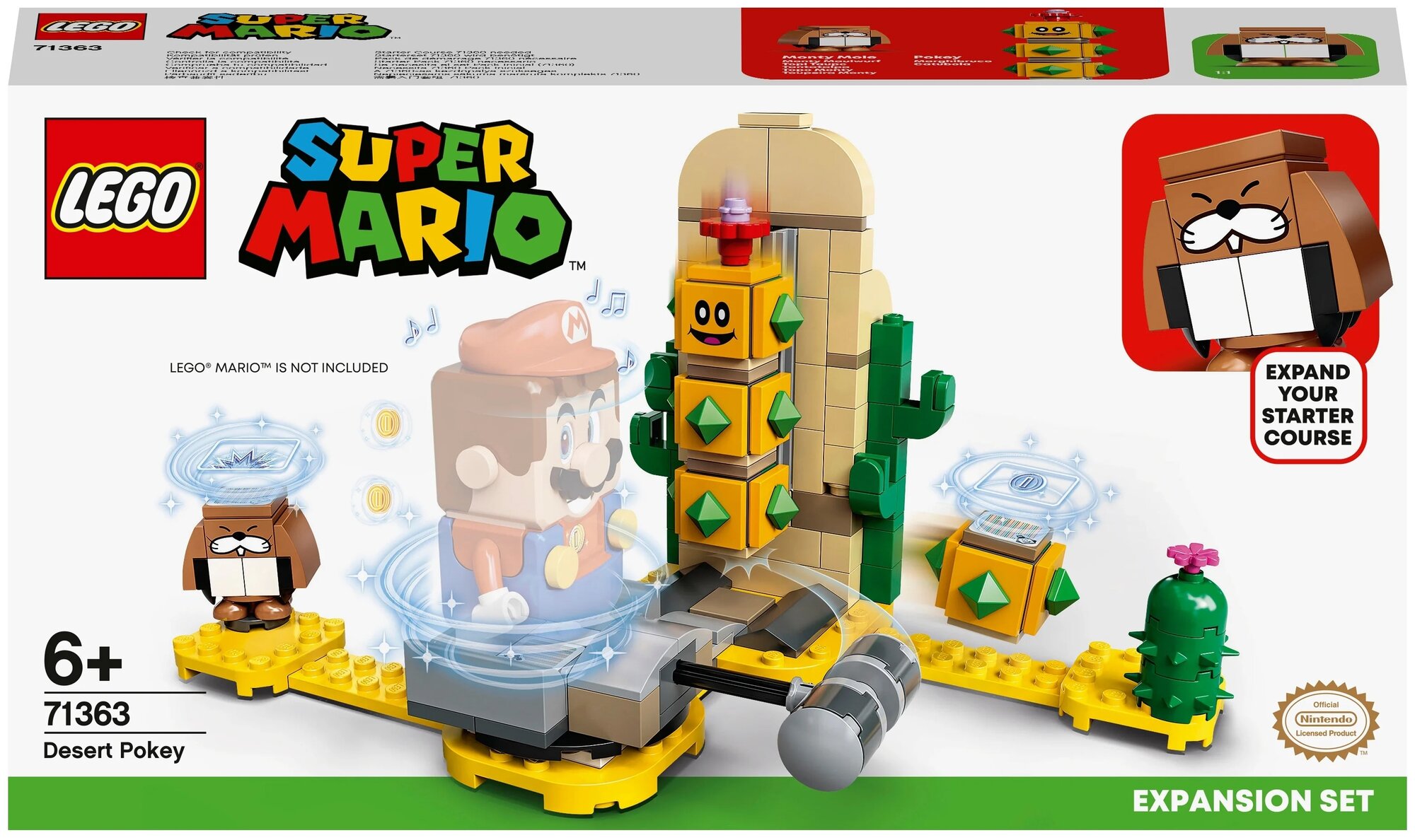 Конструктор LEGO Super Mario Поки из пустыни - дополнительный набор, 180 деталей (71363) - фото №1